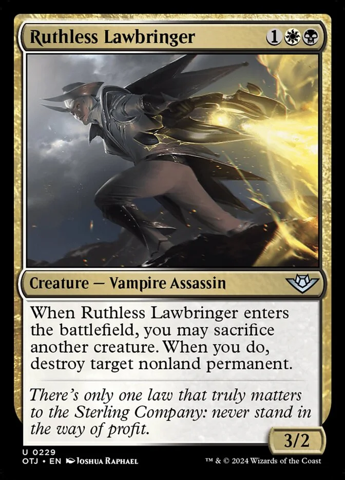 Ruthless Lawbringer (Outlaws of Thunder Junction) - Magic: The Gathering in TCG Land