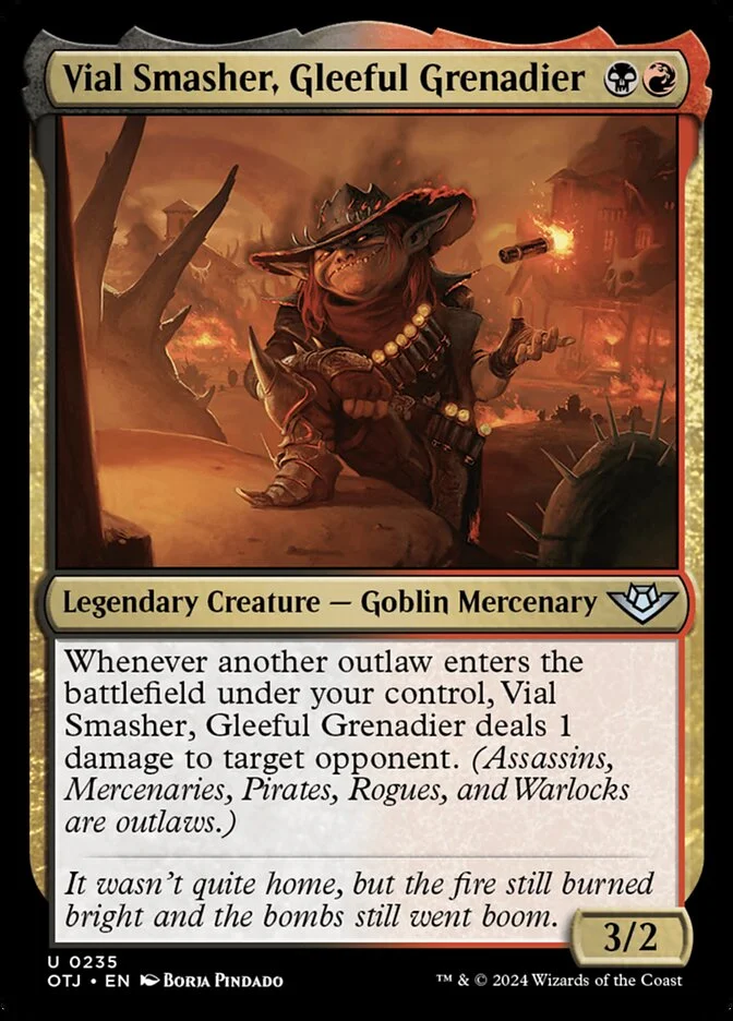 Vial Smasher, Gleeful Grenadier (Outlaws of Thunder Junction) - Magic: The Gathering in TCG Land