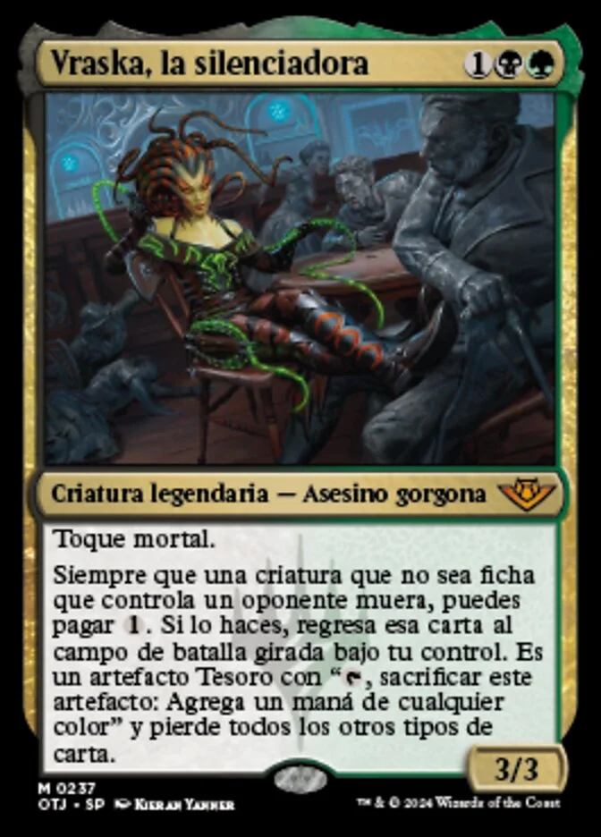 Vraska, la silenciadora (Outlaws of Thunder Junction) - Magic: The Gathering in TCG Land