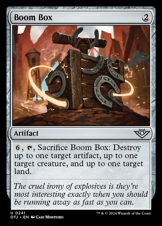 Boom Box (Outlaws of Thunder Junction) - Magic: The Gathering in TCG Land