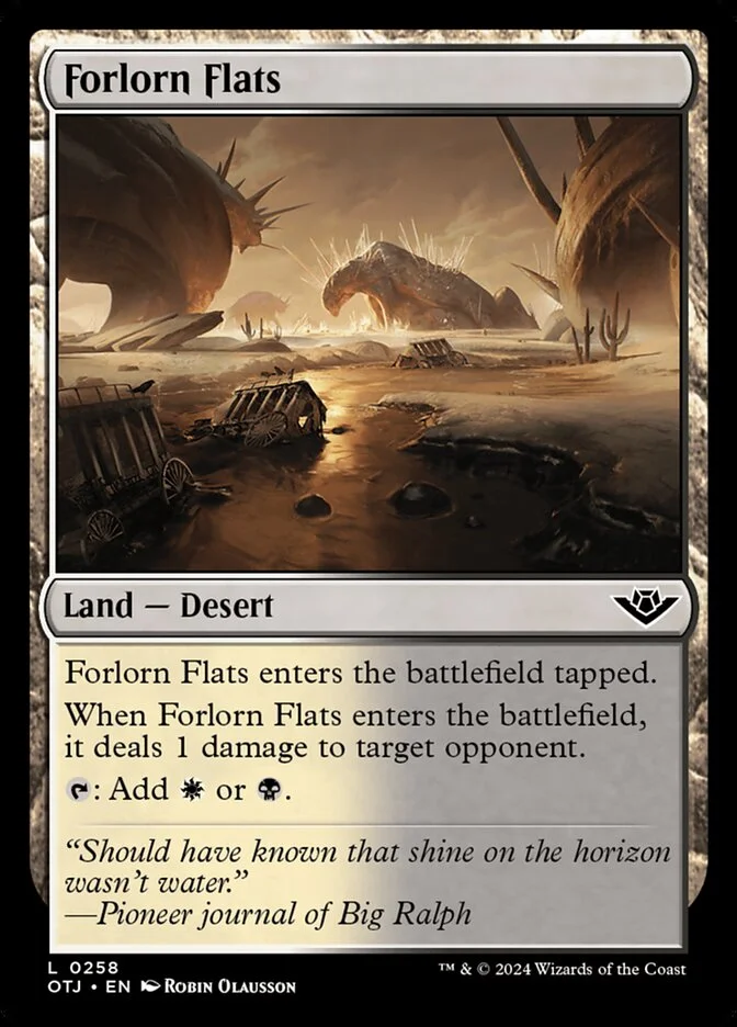 Forlorn Flats (Outlaws of Thunder Junction) - Magic: The Gathering in TCG Land