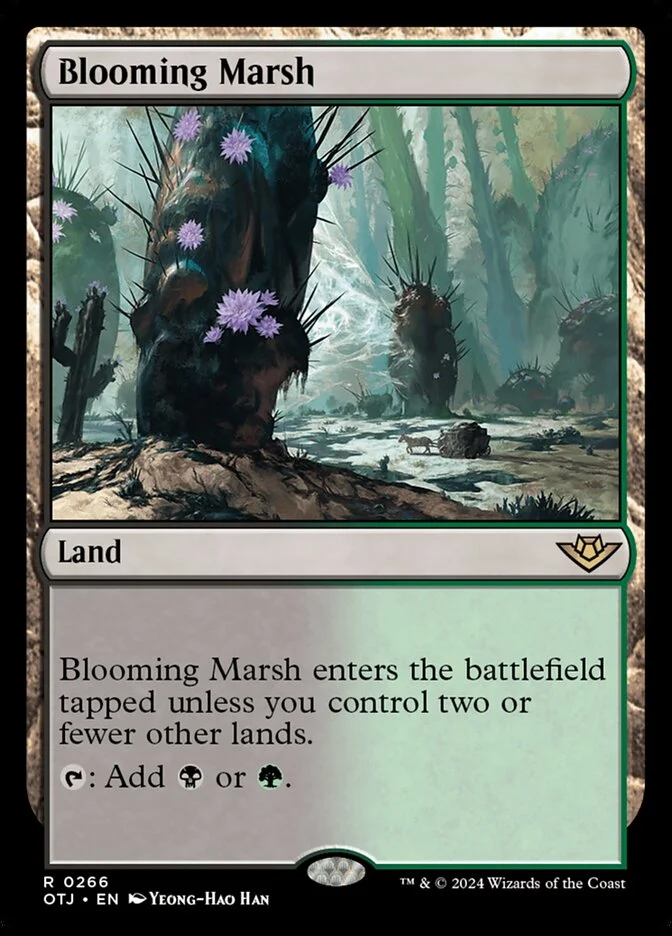 Blooming Marsh (Outlaws of Thunder Junction) - Magic: The Gathering in TCG Land México