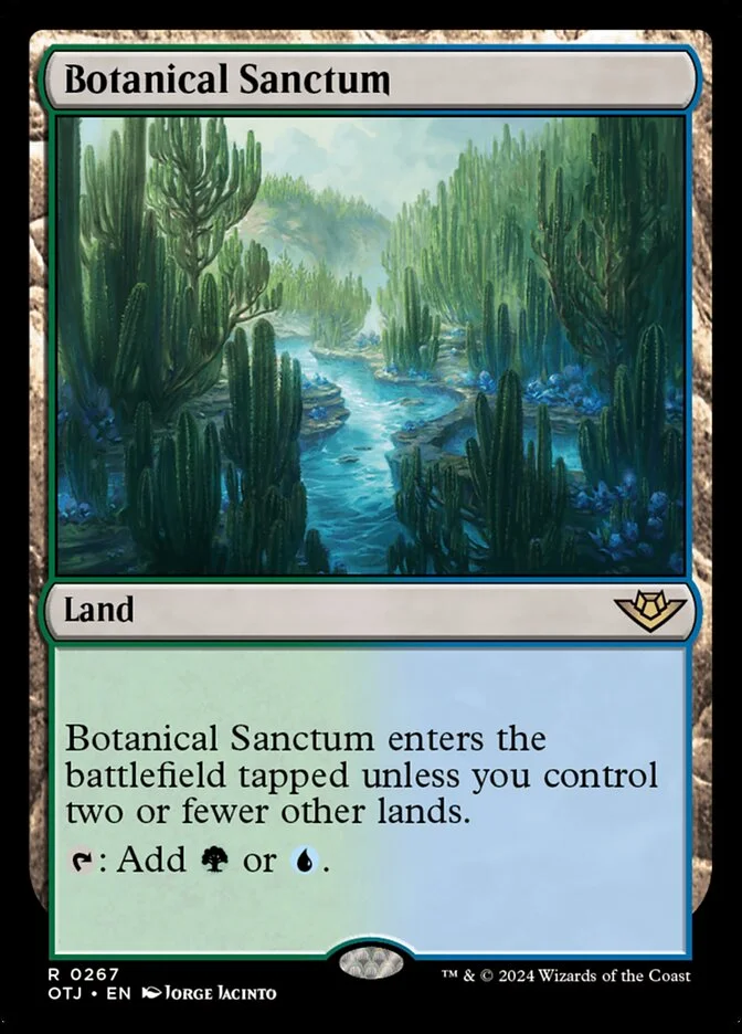 Botanical Sanctum (Outlaws of Thunder Junction) - Magic: The Gathering in TCG Land