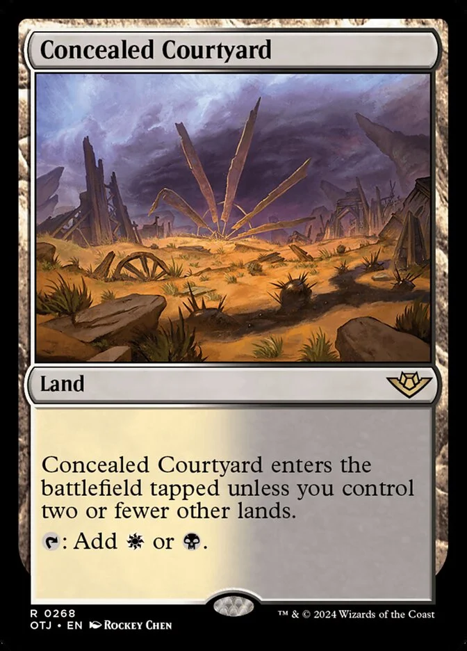 Concealed Courtyard (Outlaws of Thunder Junction) - Magic: The Gathering in TCG Land México