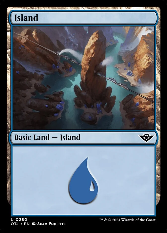 Island (Outlaws of Thunder Junction) - Magic: The Gathering in TCG Land
