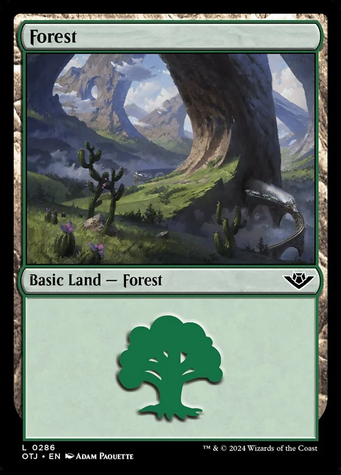 Forest (Outlaws of Thunder Junction) - Magic: The Gathering in TCG Land