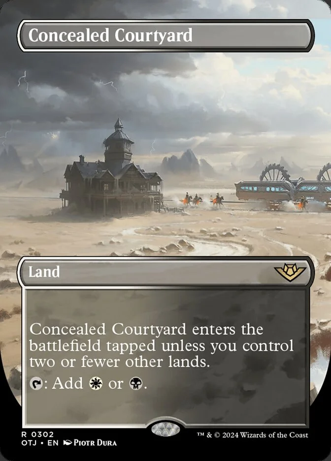 Concealed Courtyard (Outlaws of Thunder Junction) - Magic: The Gathering in TCG Land