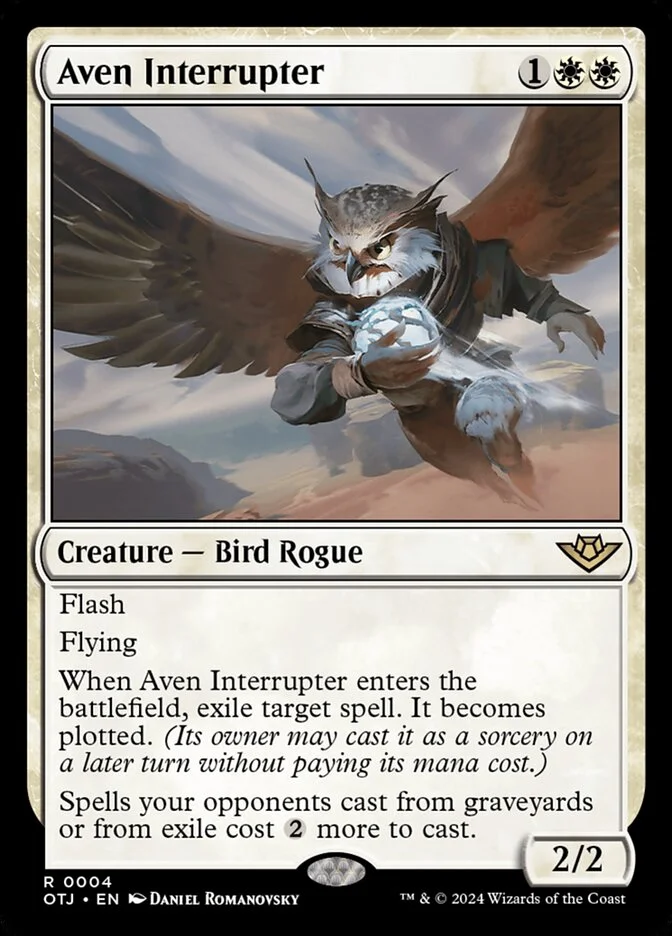 Aven Interrupter (Outlaws of Thunder Junction) - Magic: The Gathering in TCG Land