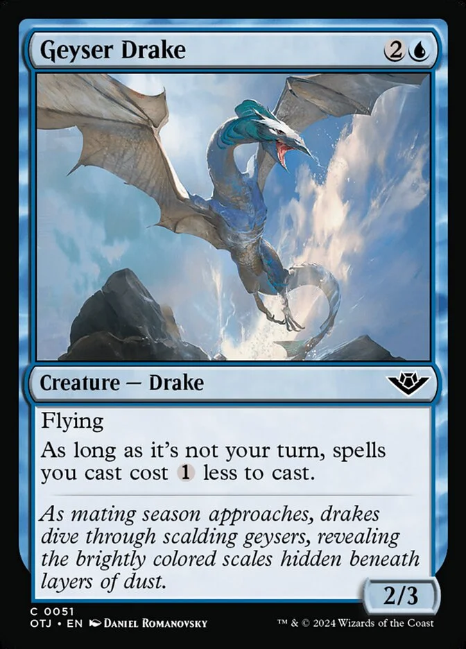 Geyser Drake (Outlaws of Thunder Junction) - Magic: The Gathering in TCG Land