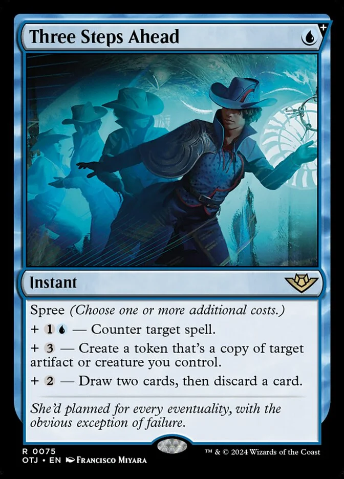 Three Steps Ahead (Outlaws of Thunder Junction) - Magic: The Gathering in TCG Land