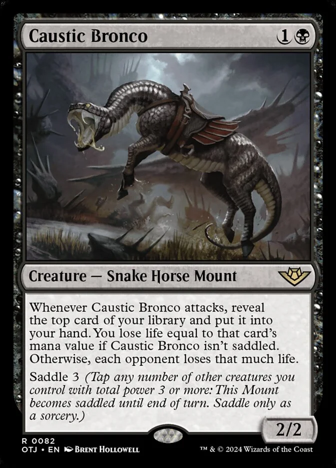 Caustic Bronco (Outlaws of Thunder Junction) - Magic: The Gathering in TCG Land