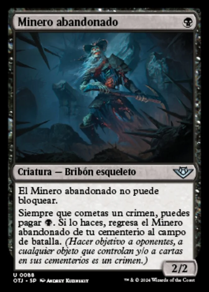 Minero abandonado (Outlaws of Thunder Junction) - Magic: The Gathering in TCG Land