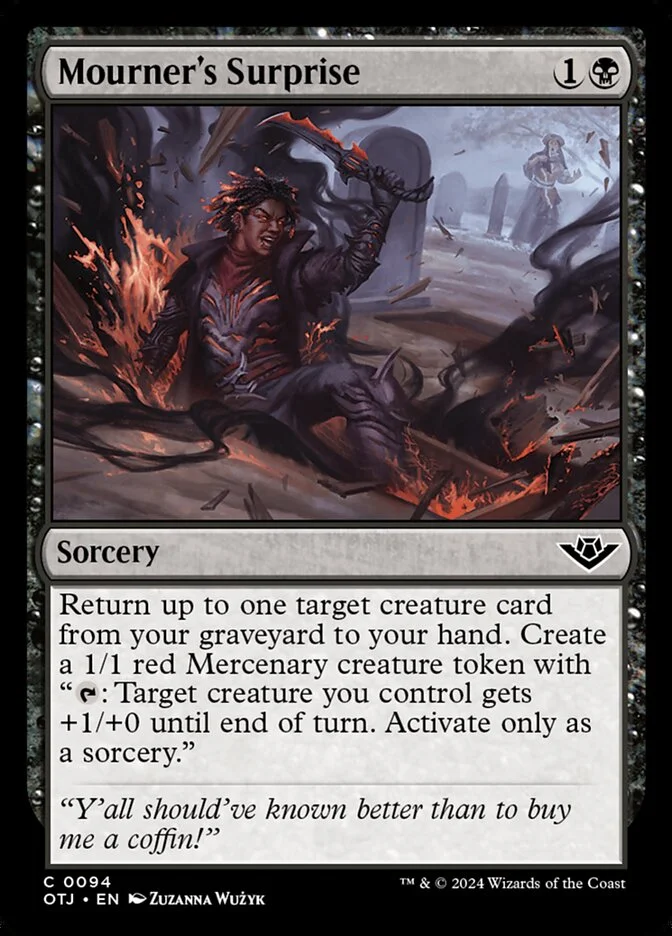 Mourner's Surprise (Outlaws of Thunder Junction) - Magic: The Gathering in TCG Land
