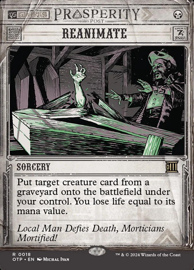 Reanimate (Breaking News) - Magic: The Gathering in TCG Land