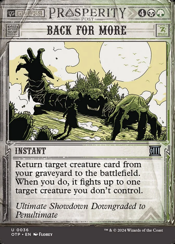 Back for More (Breaking News) - Magic: The Gathering in TCG Land