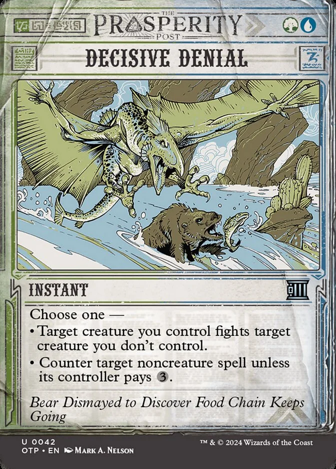 Decisive Denial (Breaking News) - Magic: The Gathering in TCG Land