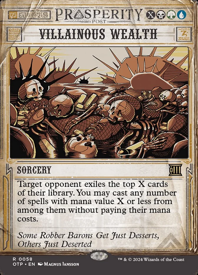 Villainous Wealth (Breaking News) - Magic: The Gathering in TCG Land