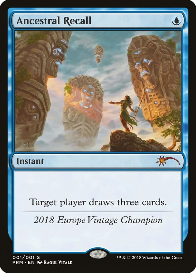 Ancestral Recall (Vintage Championship) - Magic: The Gathering in TCG Land