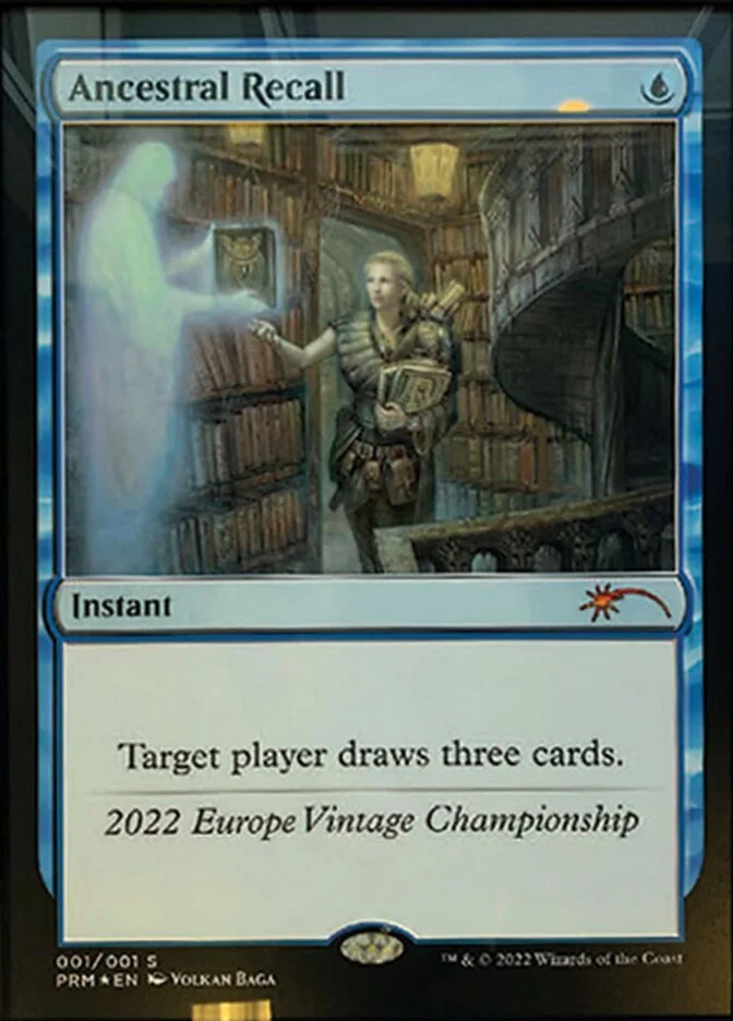 Ancestral Recall MTG (Vintage Championship)
