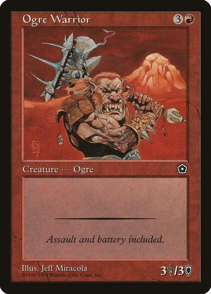 Ogre Warrior (Portal Second Age) - Magic: The Gathering in TCG Land