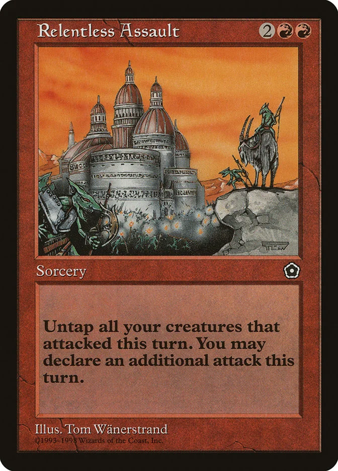 Relentless Assault (Portal Second Age) - Magic: The Gathering in TCG Land
