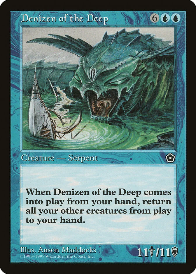 Denizen of the Deep (Portal Second Age) - Magic: The Gathering in TCG Land
