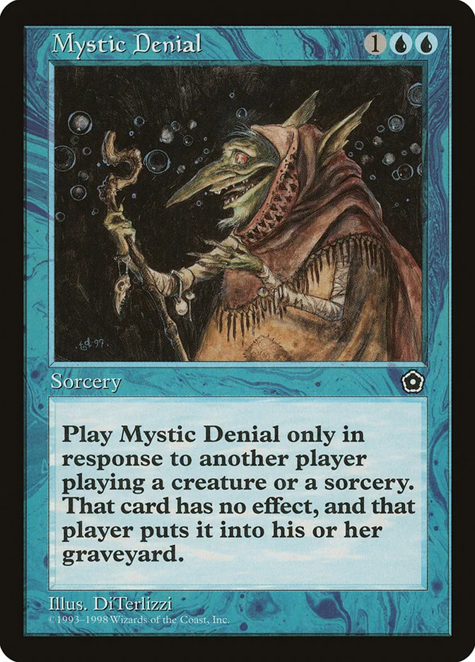 Mystic Denial (Portal Second Age) - Magic: The Gathering in TCG Land