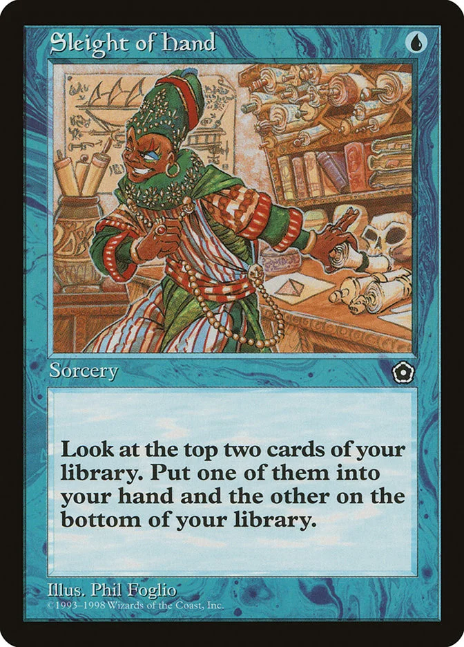 Sleight of Hand (Portal Second Age) - Magic: The Gathering in TCG Land