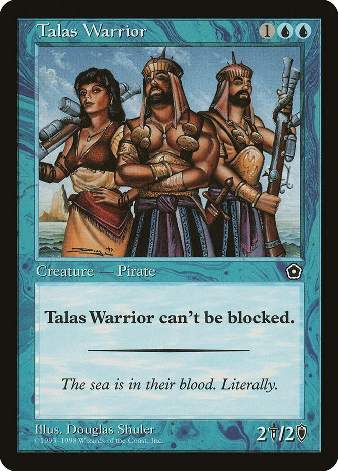 Talas Warrior (Portal Second Age) - Magic: The Gathering in TCG Land