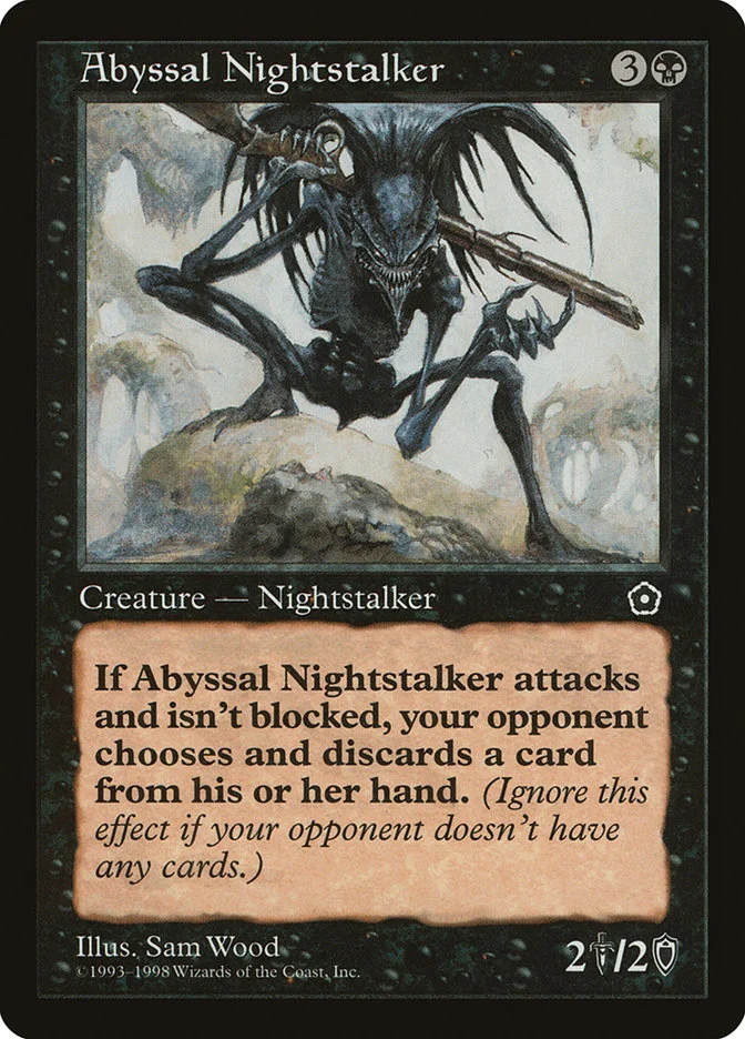 Abyssal Nightstalker (Portal Second Age) - Magic: The Gathering in TCG Land
