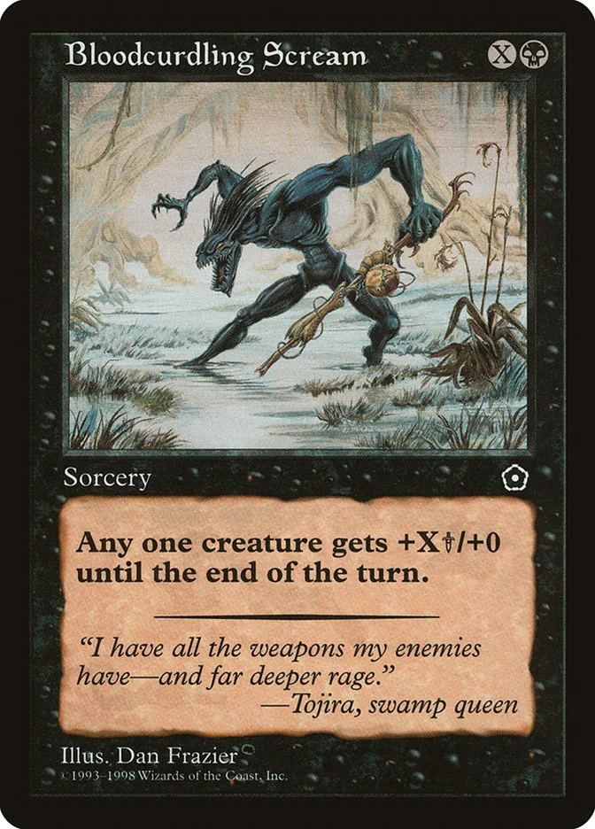 Bloodcurdling Scream (Portal Second Age) - Magic: The Gathering in TCG Land