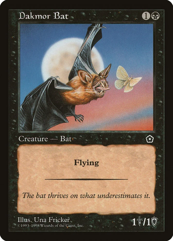 Dakmor Bat (Portal Second Age) - Magic: The Gathering in TCG Land
