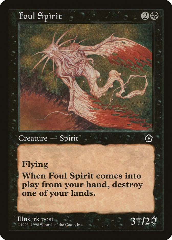 Foul Spirit (Portal Second Age) - Magic: The Gathering in TCG Land