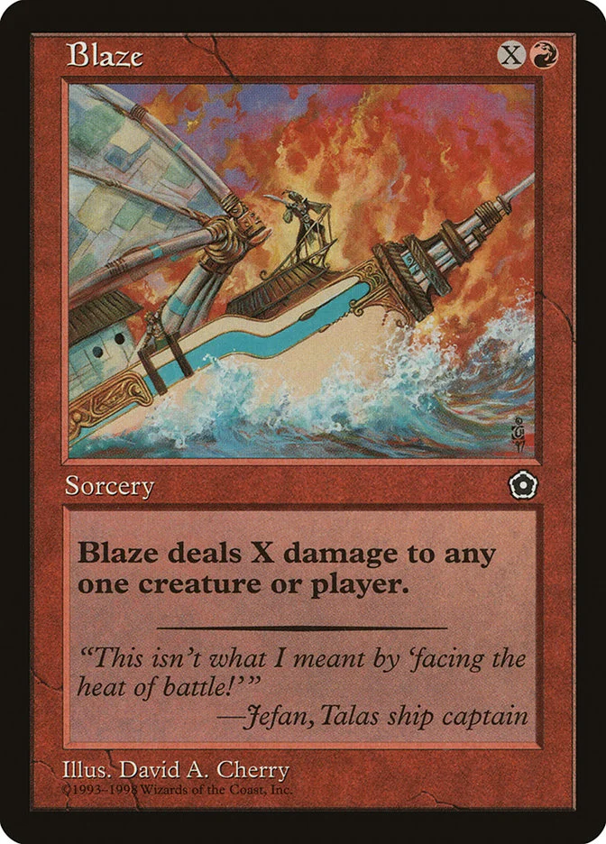 Blaze (Portal Second Age) - Magic: The Gathering in TCG Land