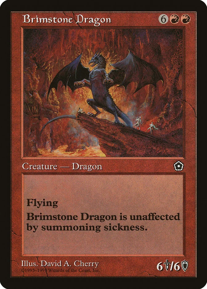 Brimstone Dragon (Portal Second Age) - Magic: The Gathering in TCG Land