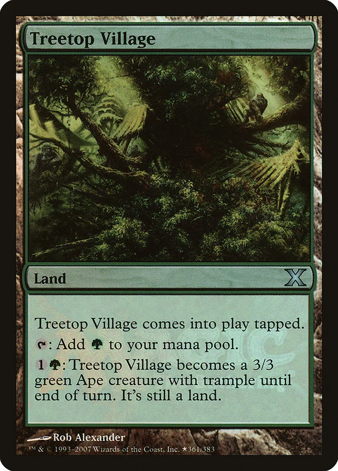 Treetop Village (Tenth Edition Promos) - Magic: The Gathering in TCG Land