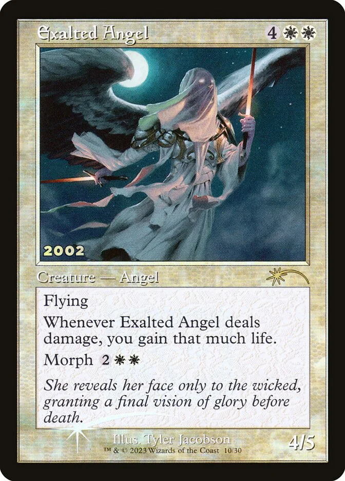 Exalted Angel (30th Anniversary Play Promos) - Magic: The Gathering in TCG Land
