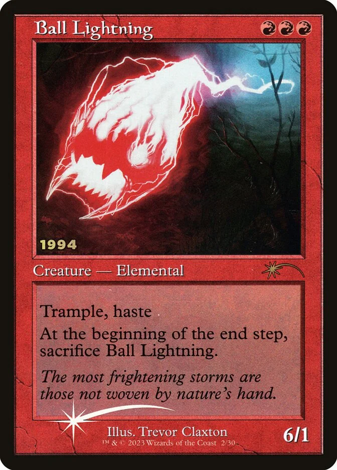 Ball Lightning (30th Anniversary Play Promos) - Magic: The Gathering in TCG Land