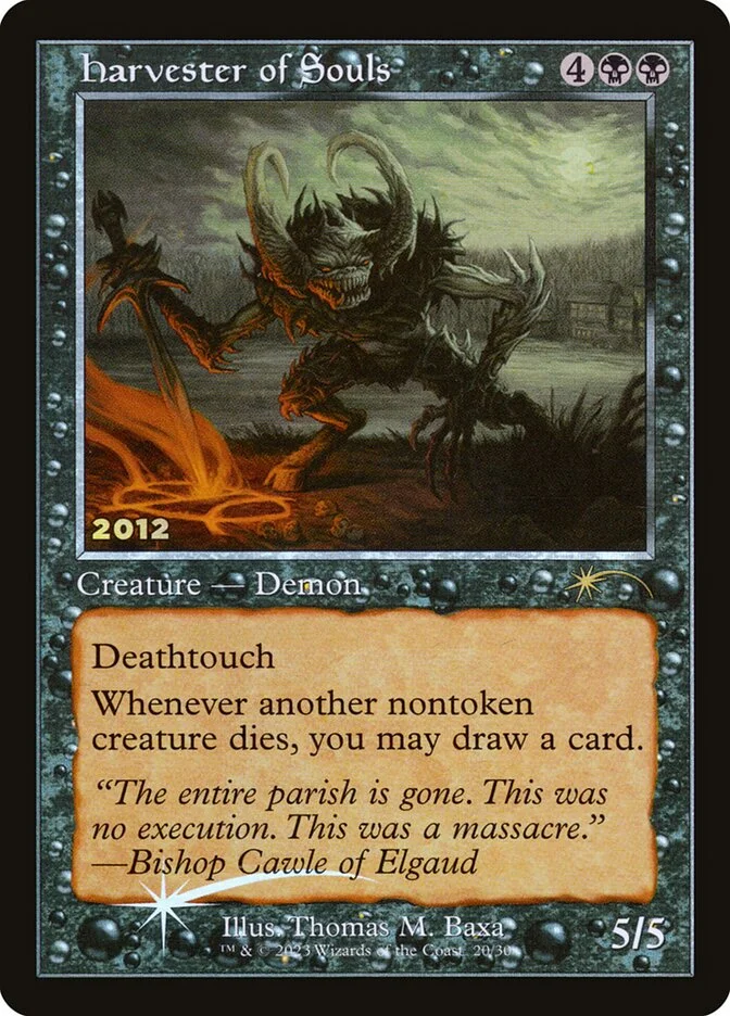 MTG Single Card Magic The Gathering Harvester Of Souls Card - Duel Decks: Blessed Vs Cursed Expansion Non-Foil Mtg Duel Decks Divine Vs Demonic