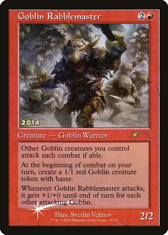 Goblin Rabblemaster (30th Anniversary Play Promos) - Magic: The Gathering in TCG Land México