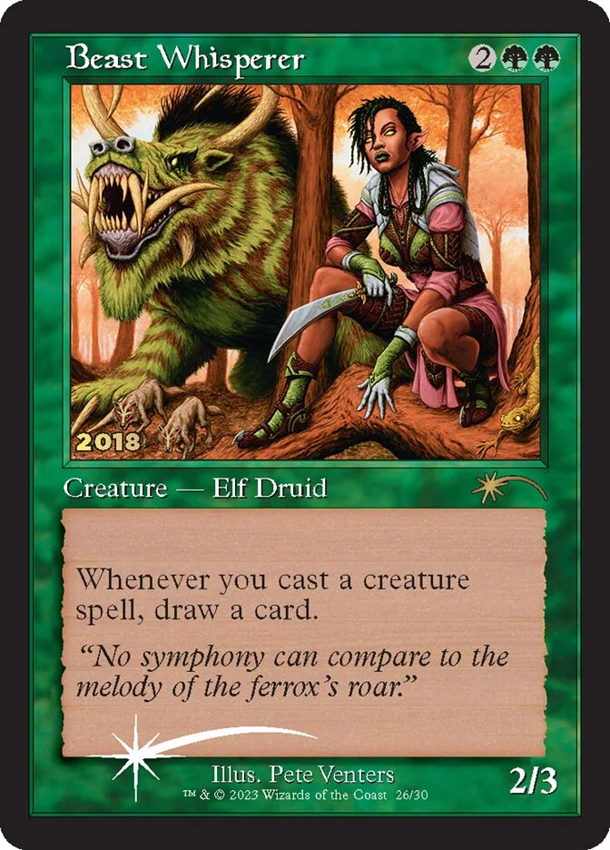 Beast Whisperer (30th Anniversary Play Promos) - Magic: The Gathering in TCG Land