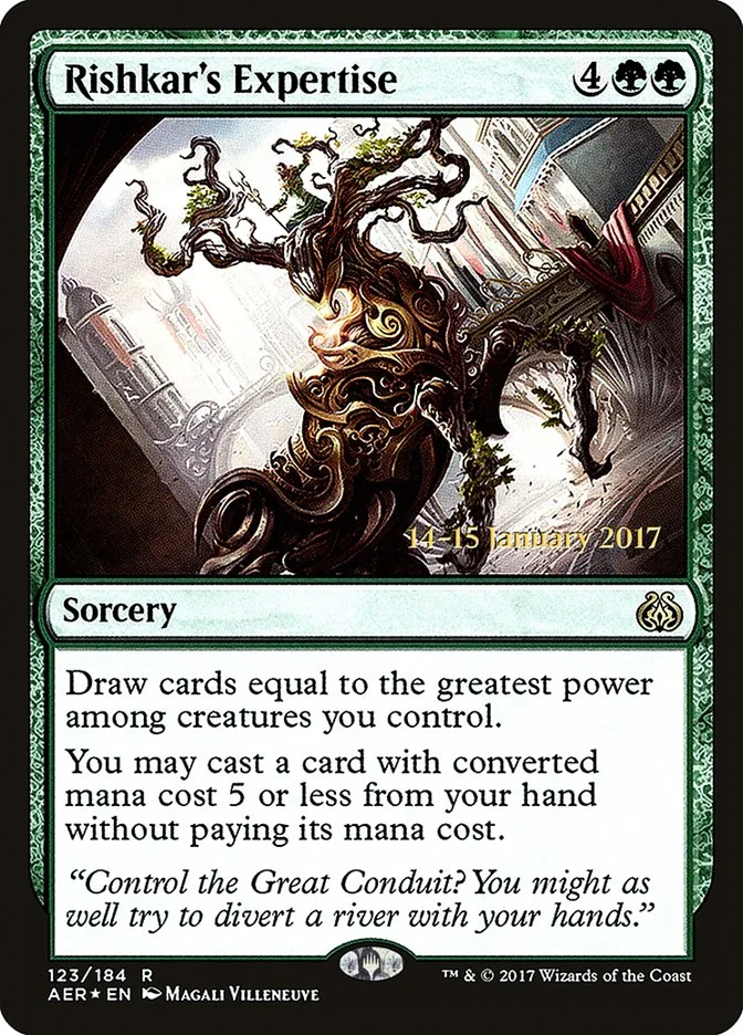 Rishkar's Expertise (Aether Revolt Promos) - Magic: The Gathering in TCG Land