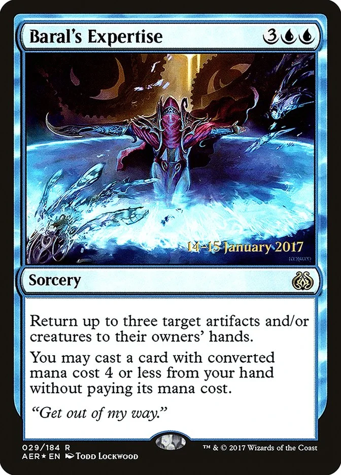 Baral's Expertise (Aether Revolt Promos) - Magic: The Gathering in TCG Land