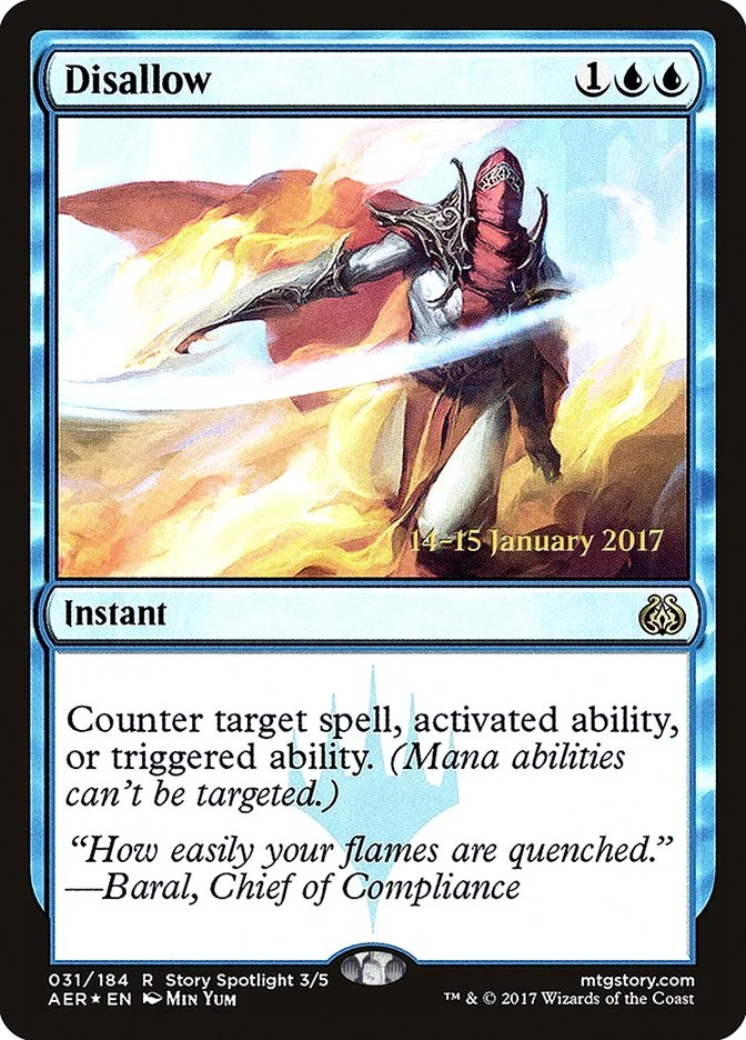 Disallow (Aether Revolt Promos) - Magic: The Gathering in TCG Land