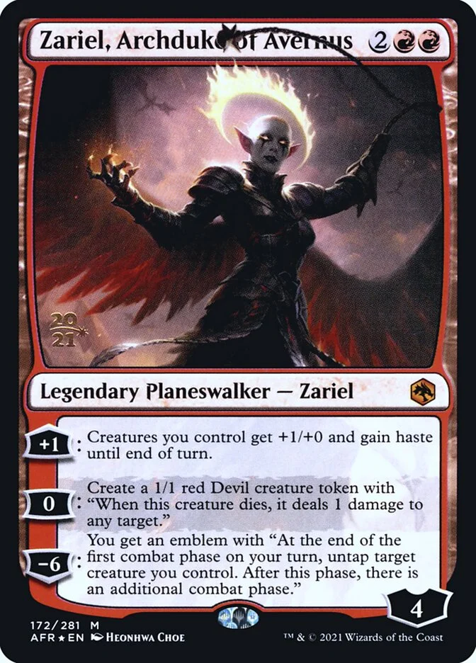 Zariel, Archduke of Avernus (Adventures in the Forgotten Realms Promos) - Magic: The Gathering in TCG Land