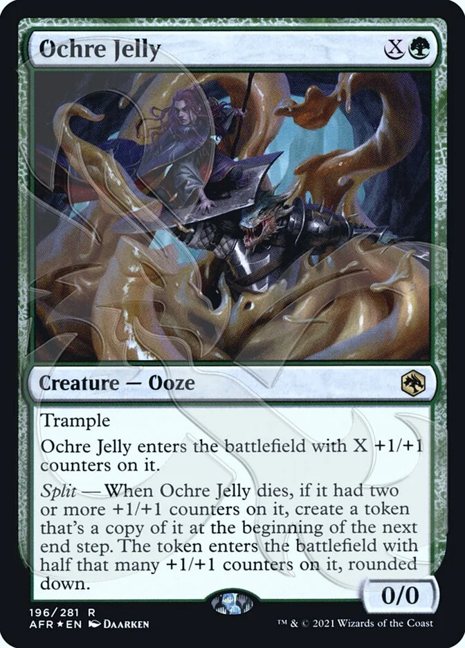 Ochre Jelly (Adventures in the Forgotten Realms Promos) - Magic: The Gathering in TCG Land