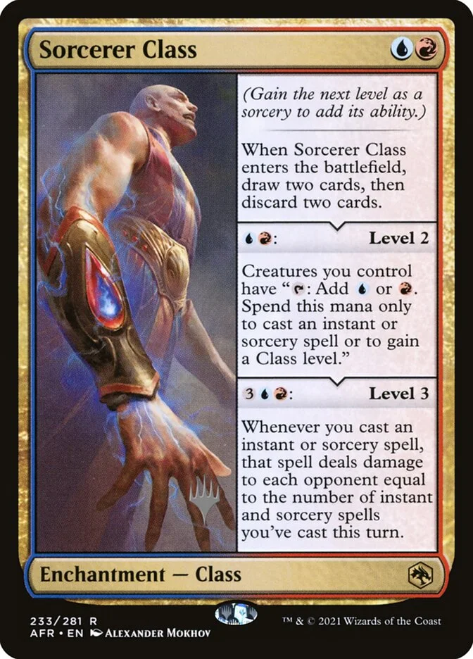 Sorcerer Class (Adventures in the Forgotten Realms Promos) - Magic: The Gathering in TCG Land