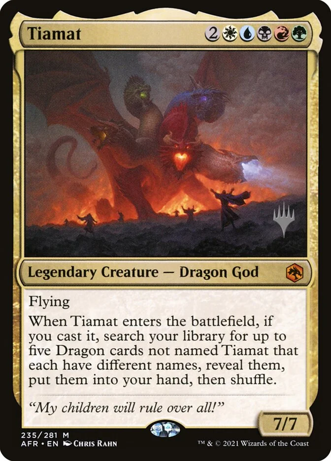 Tiamat (Adventures in the Forgotten Realms Promos) - Magic: The Gathering in TCG Land