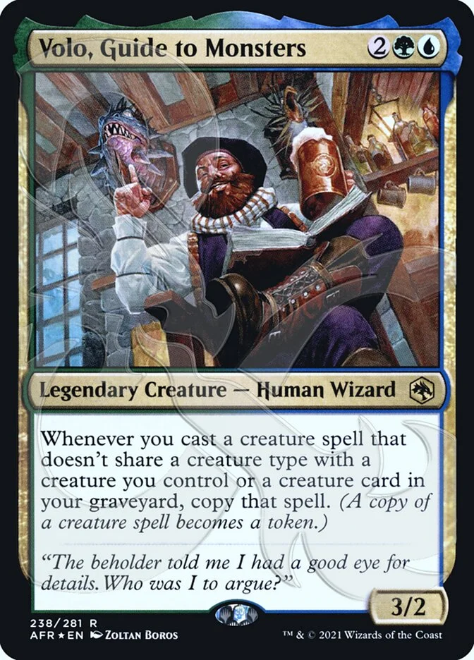 Volo, Guide to Monsters (Adventures in the Forgotten Realms Promos) - Magic: The Gathering in TCG Land