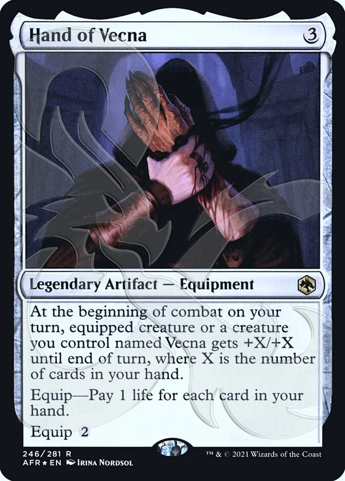 Hand of Vecna (Adventures in the Forgotten Realms Promos) - Magic: The Gathering in TCG Land